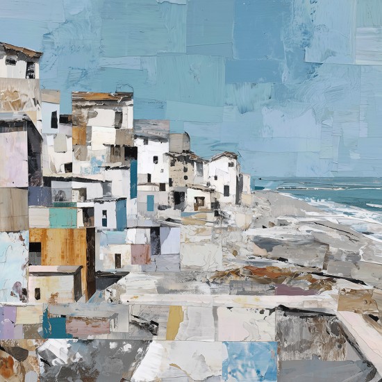 grazus ir modernus Paveikslas - After the surf ant drobes internetu