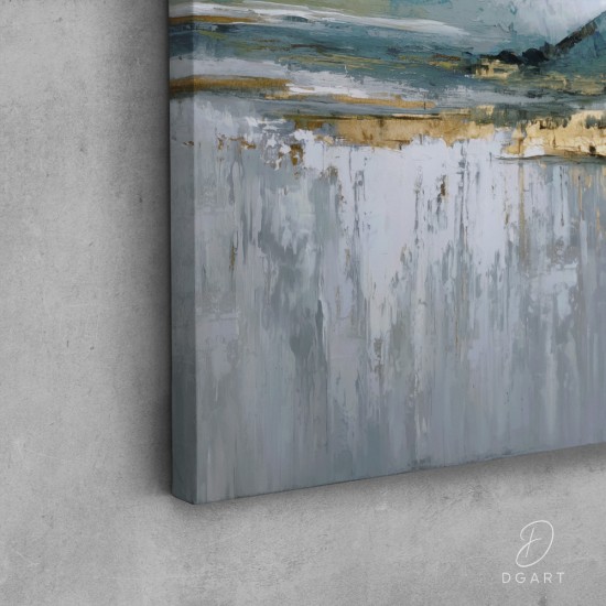 grazus ir modernus Paveikslas - Gilded slopes ant drobes internetu