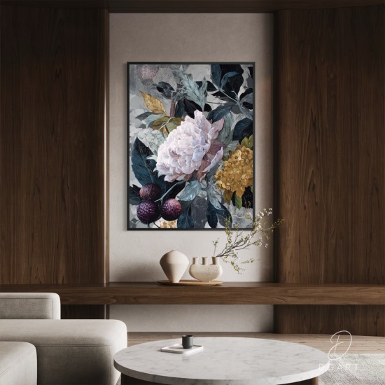grazus ir modernus Paveikslas - Floral nocturne ant drobes internetu