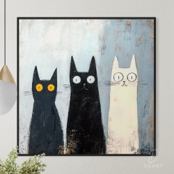 Paveikslas - Midnight, Shadow, & Cream