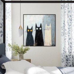 Paveikslas - Midnight, Shadow, & Cream