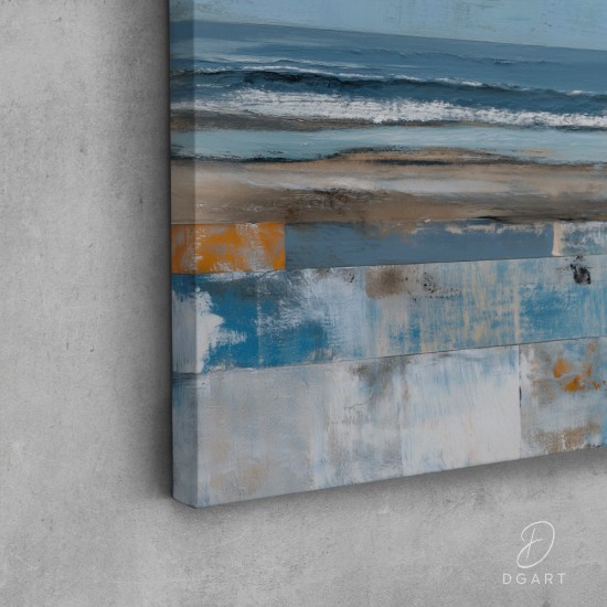 grazus ir modernus Paveikslas - Oceans's blueprint ant drobes internetu
