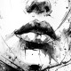 grazus ir modernus Paveikslas - Pulse in Monochrome ant drobes internetu
