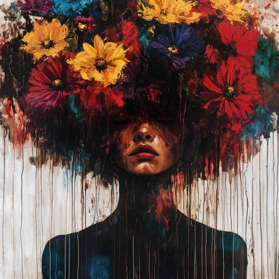 grazus ir modernus Paveikslas - Crown of bloom ant drobes internetu