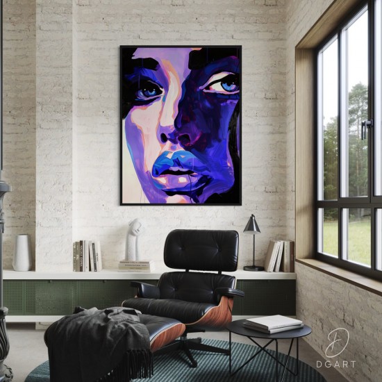 grazus ir modernus Paveikslas - Lavender ant drobes internetu