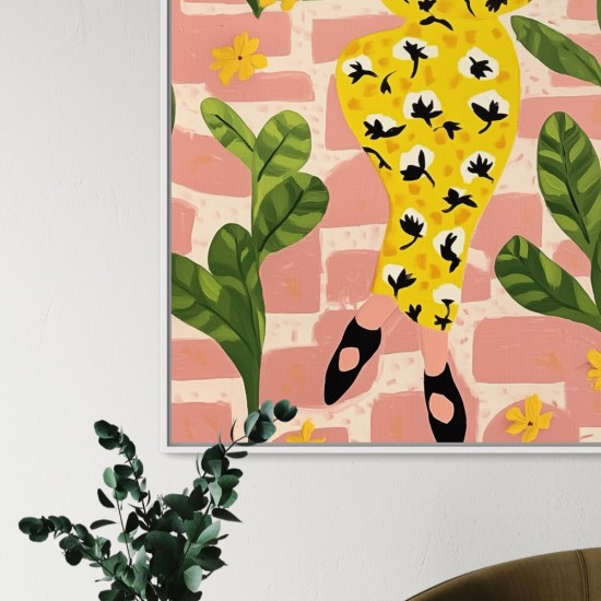 grazus ir modernus Paveikslas - Floral ant drobes internetu
