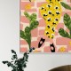 grazus ir modernus Paveikslas - Floral ant drobes internetu