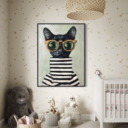 Paveikslas - Bonjout, Chat Noir