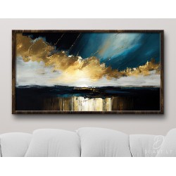 Paveikslas - Golden clouds