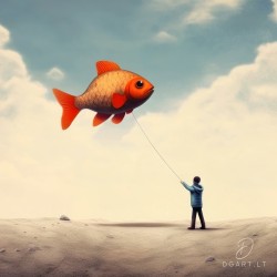 Įrėmintas printas - Dreams afloat