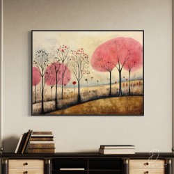 Paveikslas - Mystical Pink Grove