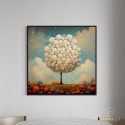 Paveikslas - Puffy branches