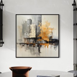 Paveikslas - Desaturated city