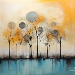 Įrėmintas printas - Ethereal evening