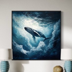 Paveikslas - Giant in the clouds