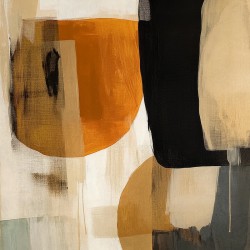 Įrėmintas printas - Orange pulse 1