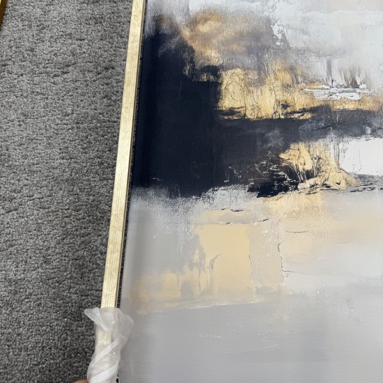 grazus ir modernus Medinis dengiantis rėmelis, šampano spalvos ant drobes internetu